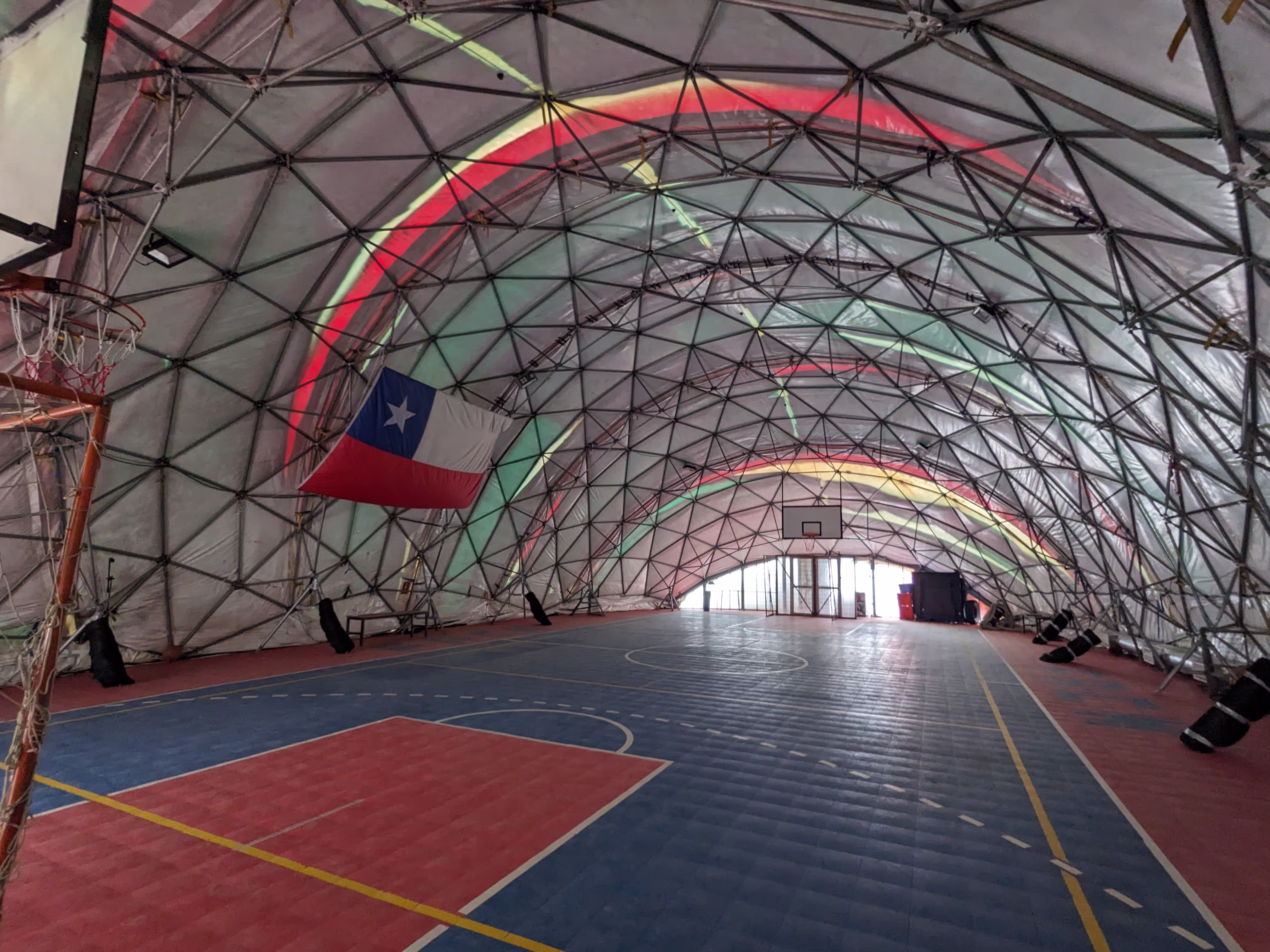 Sporthalle auf King George Island